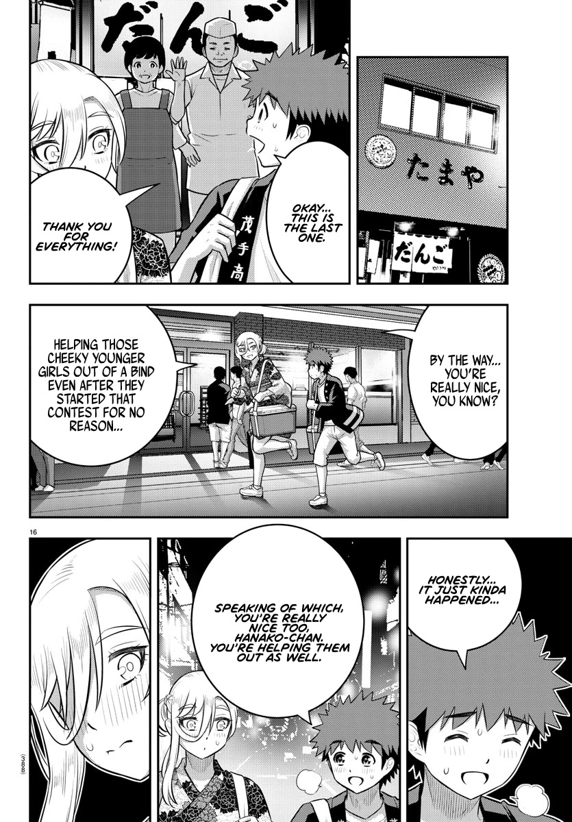 Yankee JK KuzuHana-chan Chapter 163 page 16 - Chapter 163: Run, Moteshiro Girls!!