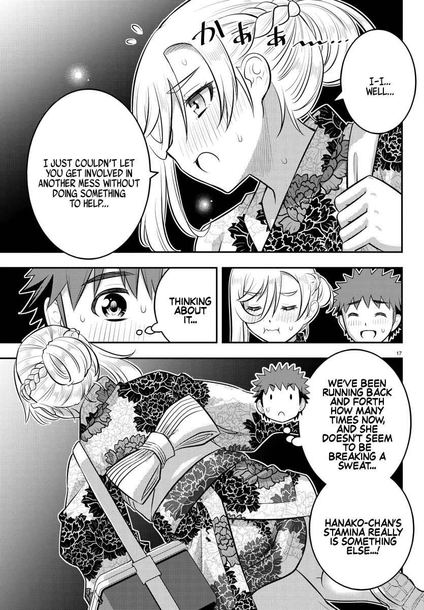 Yankee JK KuzuHana-chan Chapter 163 page 17 - Chapter 163: Run, Moteshiro Girls!!