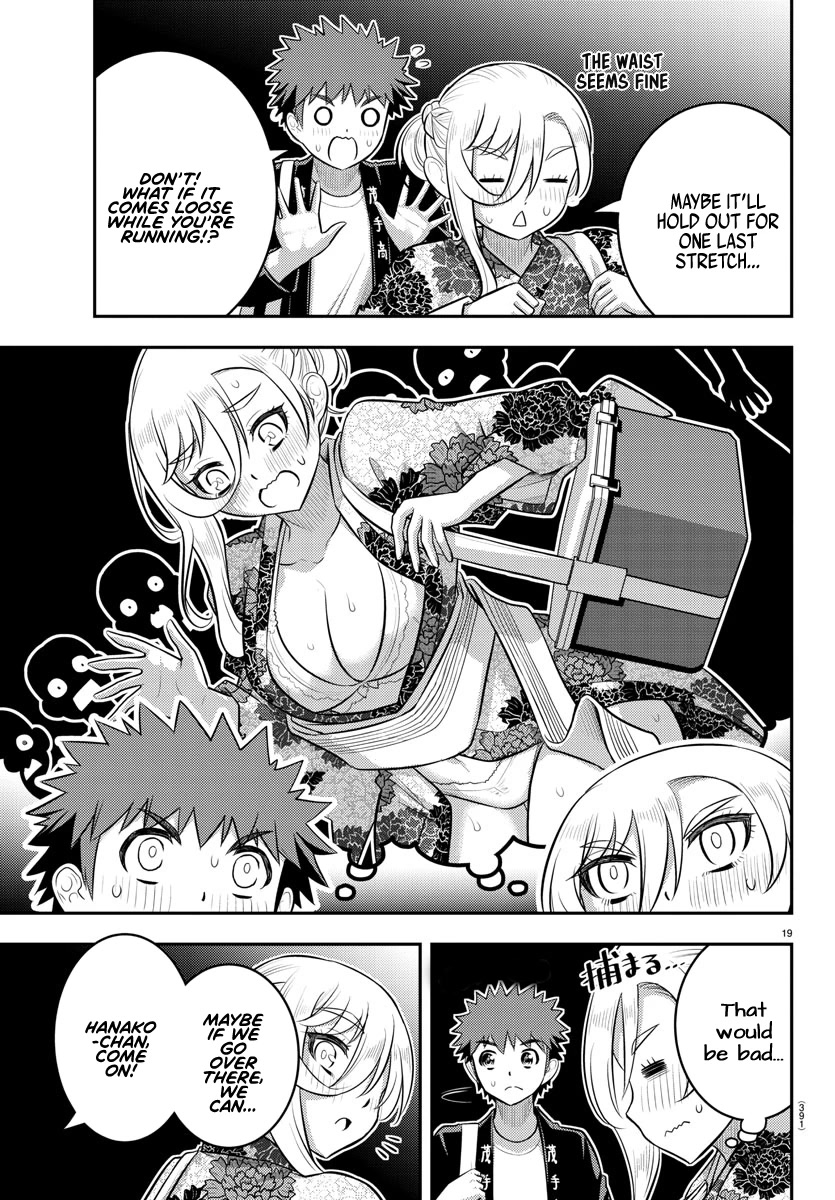 Yankee JK KuzuHana-chan Chapter 163 page 19 - Chapter 163: Run, Moteshiro Girls!!