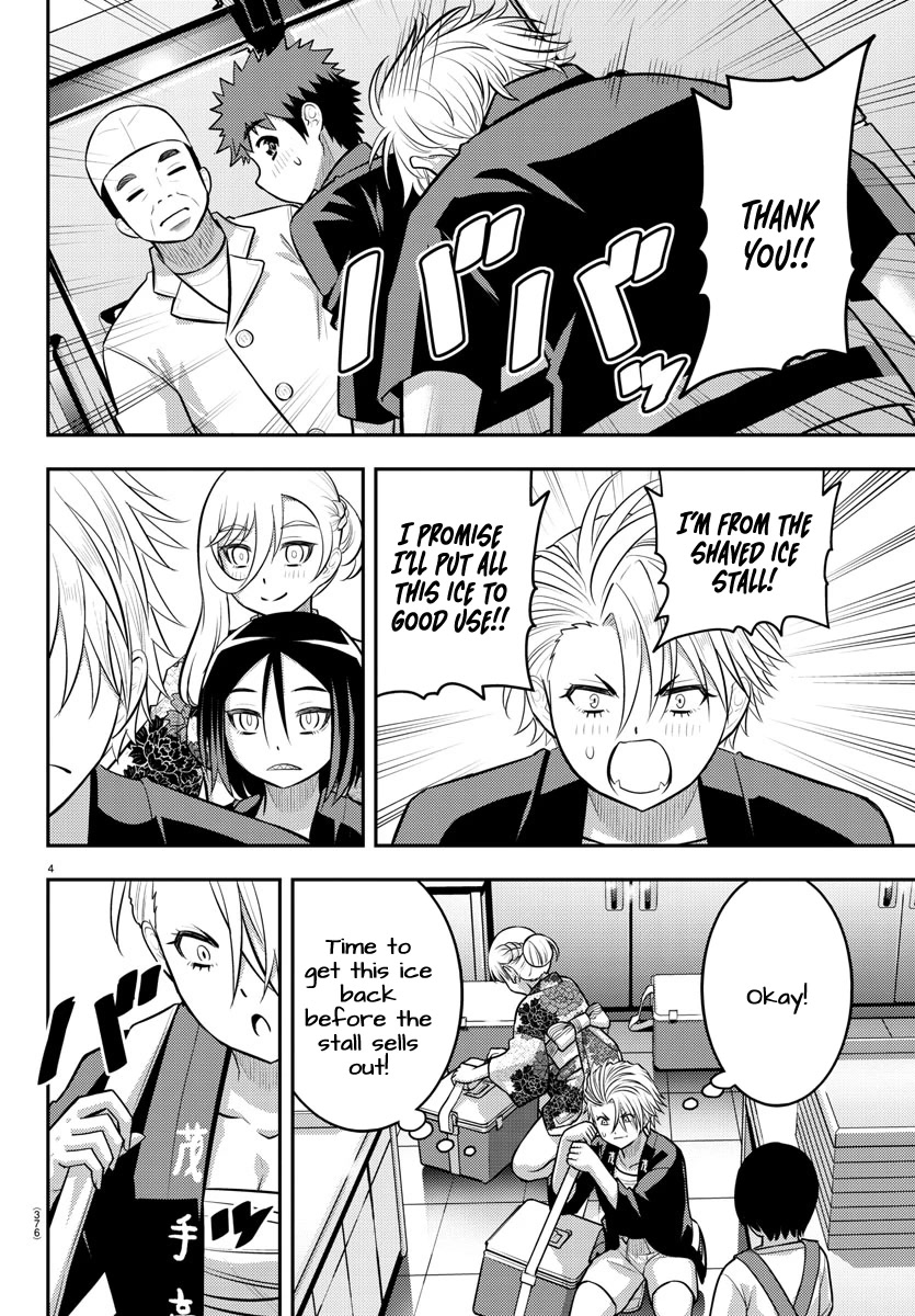 Yankee JK KuzuHana-chan Chapter 163 page 4 - Chapter 163: Run, Moteshiro Girls!!