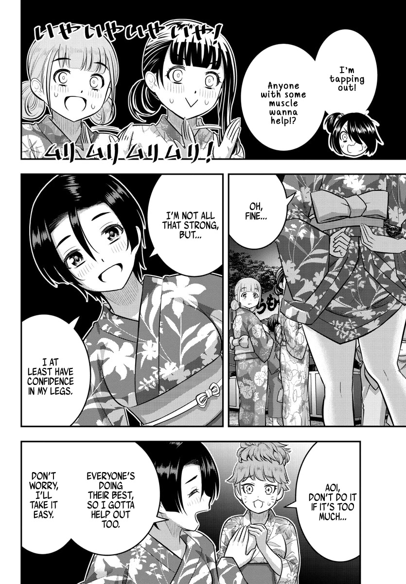 Yankee JK KuzuHana-chan Chapter 163 page 8 - Chapter 163: Run, Moteshiro Girls!!
