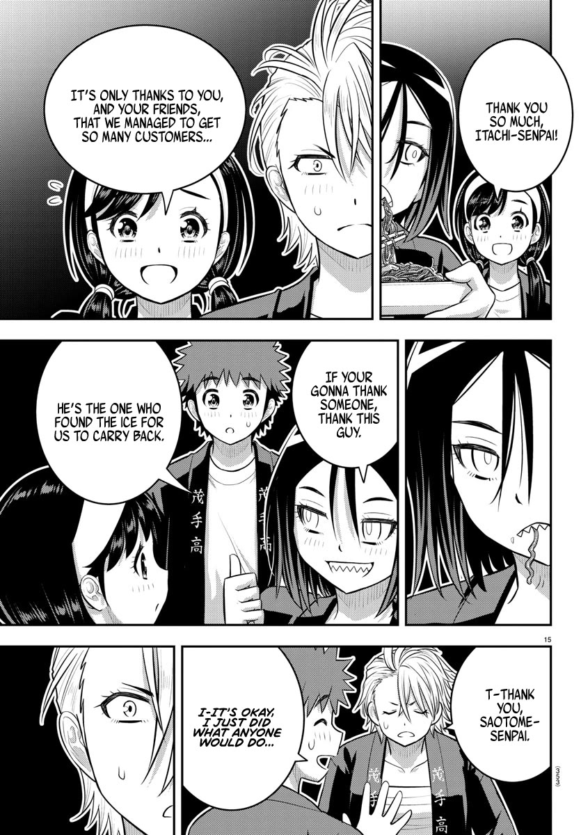 Yankee JK KuzuHana-chan Chapter 164 page 15 - Chapter 164: Big Heart