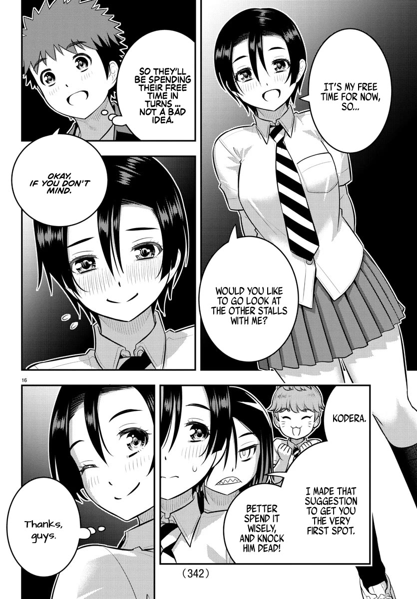 Yankee JK KuzuHana-chan Chapter 165 page 16 - Chapter 165: A Date with Saotome-kun