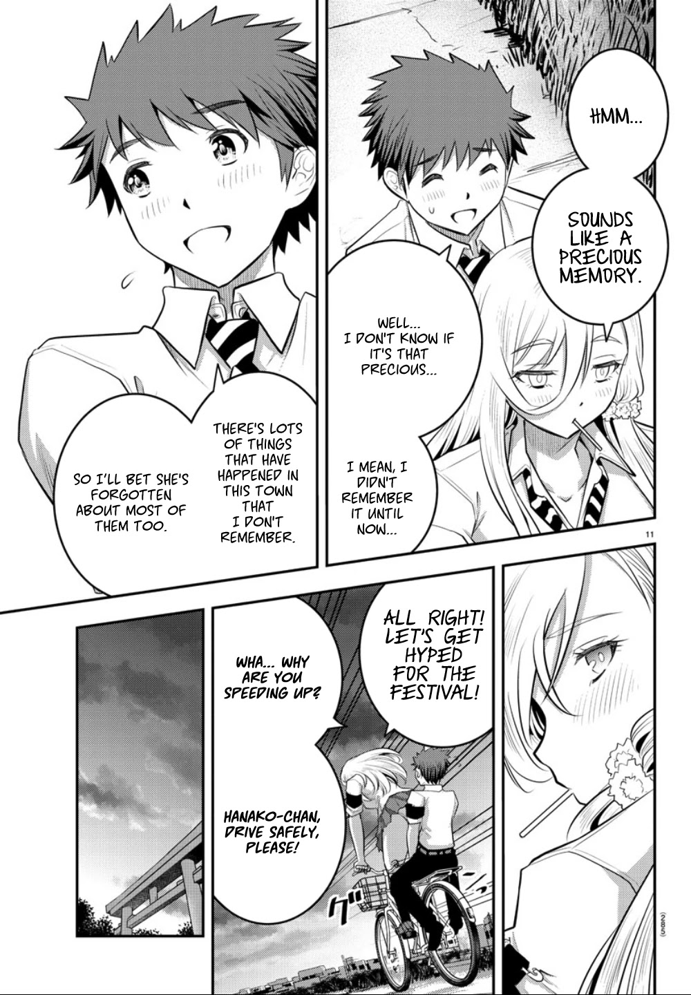 Yankee JK KuzuHana-chan Chapter 17 page 12 - Chapter 17: Childhood Friend