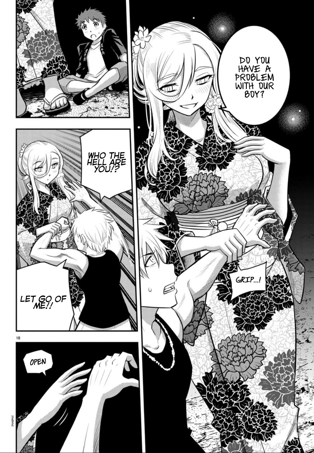 Yankee JK KuzuHana-chan Chapter 17 page 18 - Chapter 17: Childhood Friend