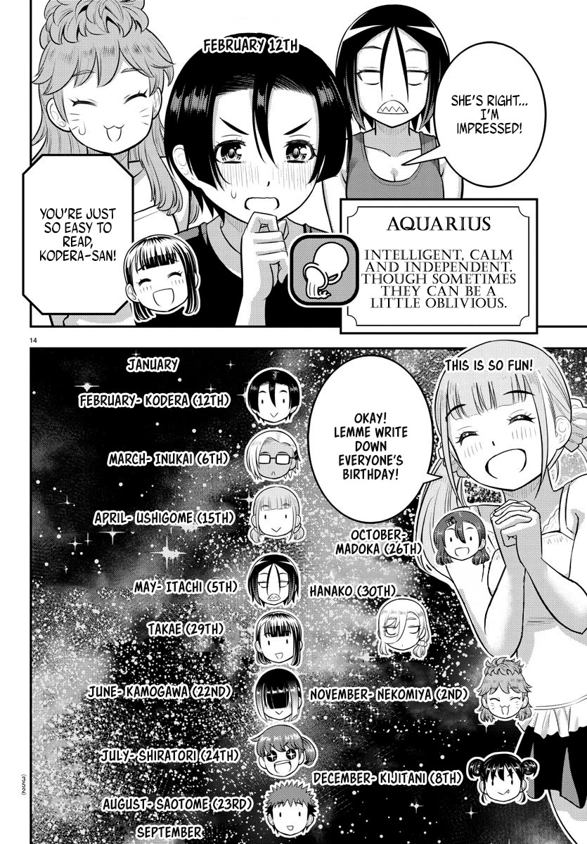 Yankee JK KuzuHana-chan Chapter 171 page 14 - Chapter 171: Horoscopes