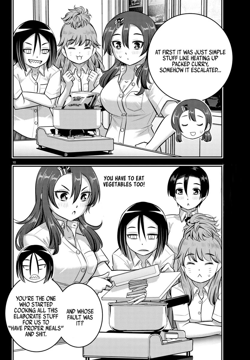Yankee JK KuzuHana-chan Chapter 174 page 10 - Chapter 174: Meeting Behind the School Building