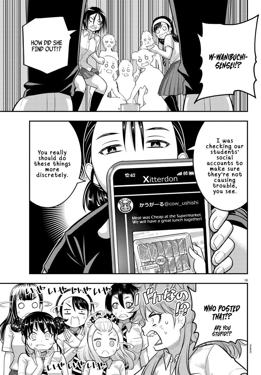 Yankee JK KuzuHana-chan Chapter 174 page 19 - Chapter 174: Meeting Behind the School Building