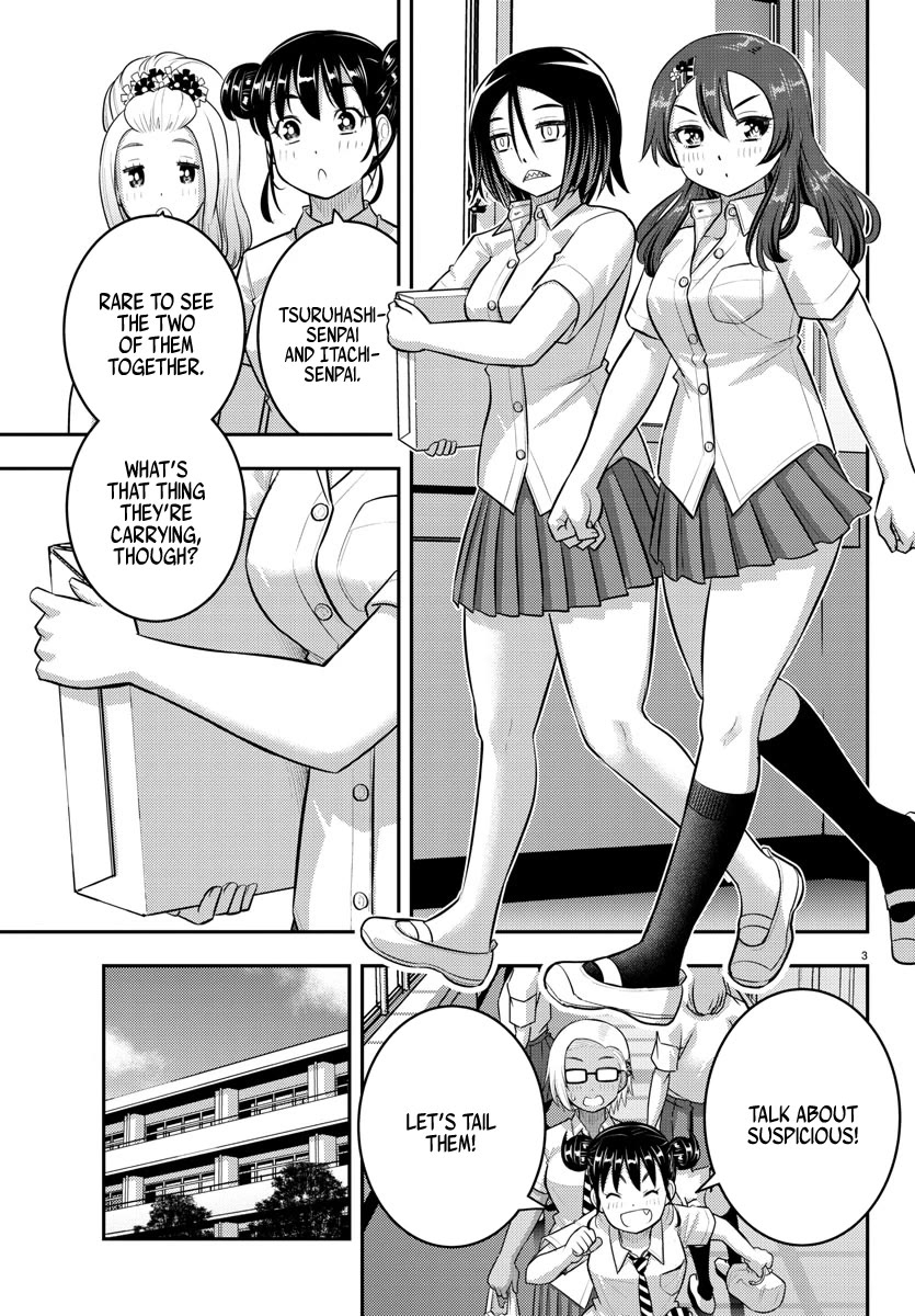 Yankee JK KuzuHana-chan Chapter 174 page 3 - Chapter 174: Meeting Behind the School Building