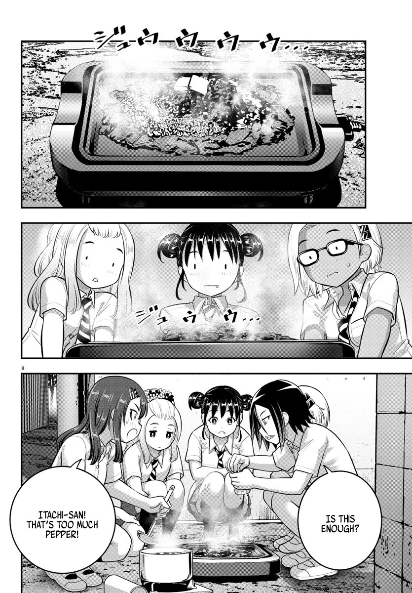 Yankee JK KuzuHana-chan Chapter 174 page 8 - Chapter 174: Meeting Behind the School Building