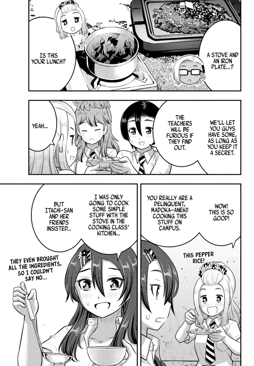 Yankee JK KuzuHana-chan Chapter 174 page 9 - Chapter 174: Meeting Behind the School Building