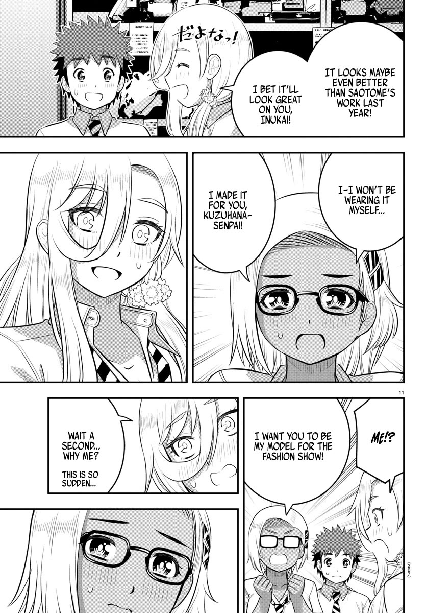 Yankee JK KuzuHana-chan Chapter 175 page 11 - Chapter 175: Triangle of Admiration