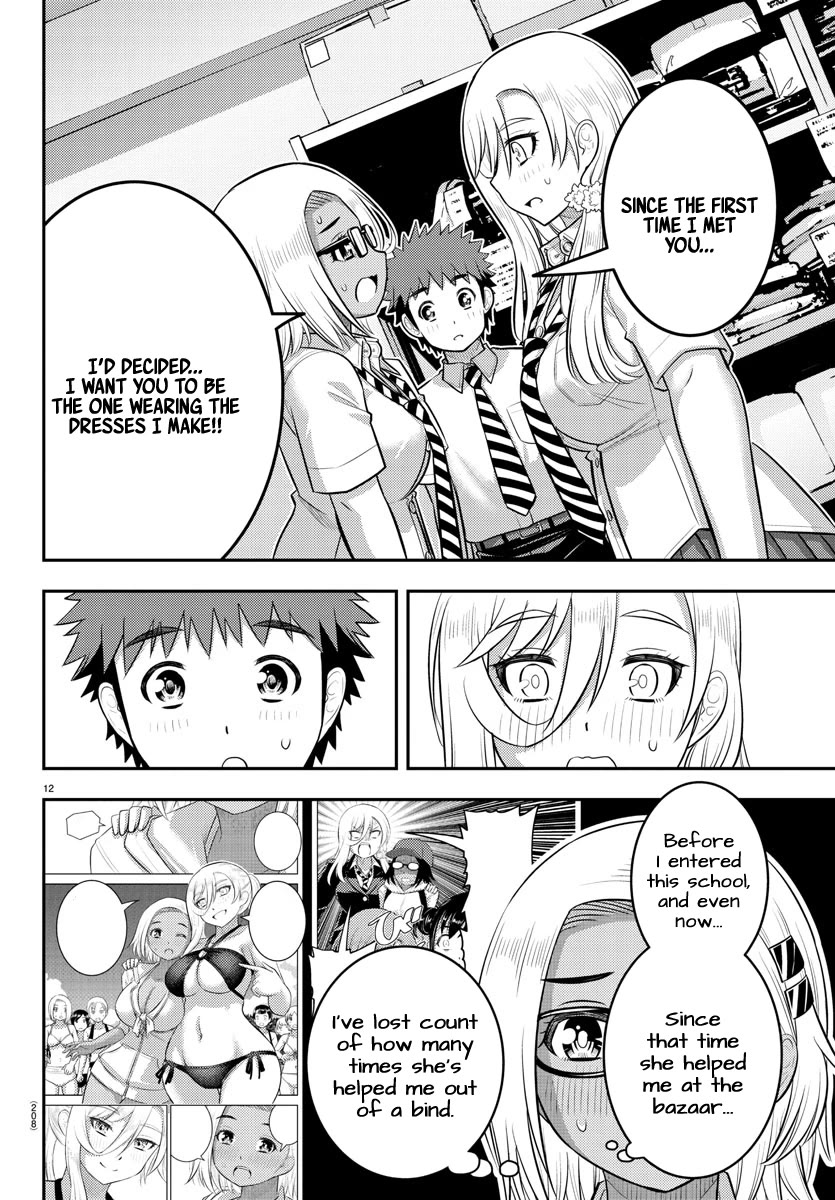 Yankee JK KuzuHana-chan Chapter 175 page 12 - Chapter 175: Triangle of Admiration