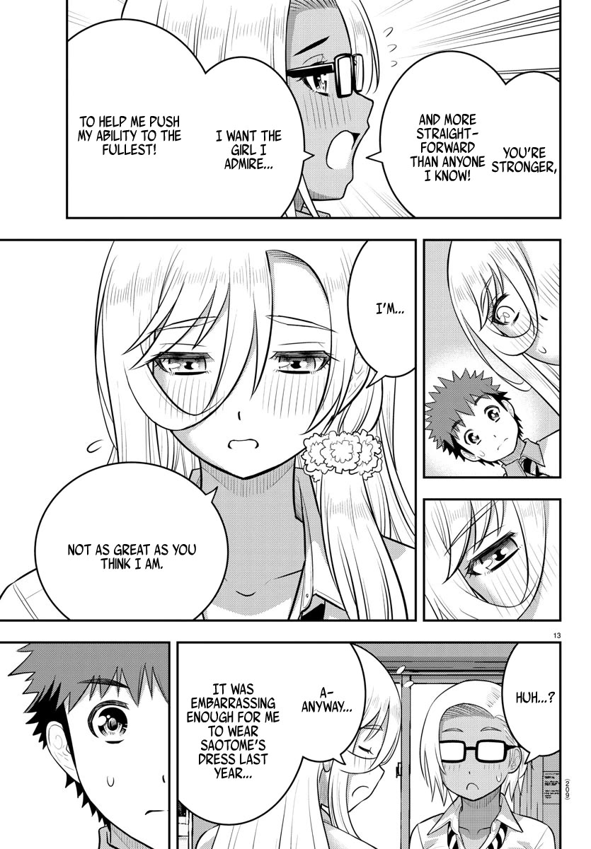 Yankee JK KuzuHana-chan Chapter 175 page 13 - Chapter 175: Triangle of Admiration