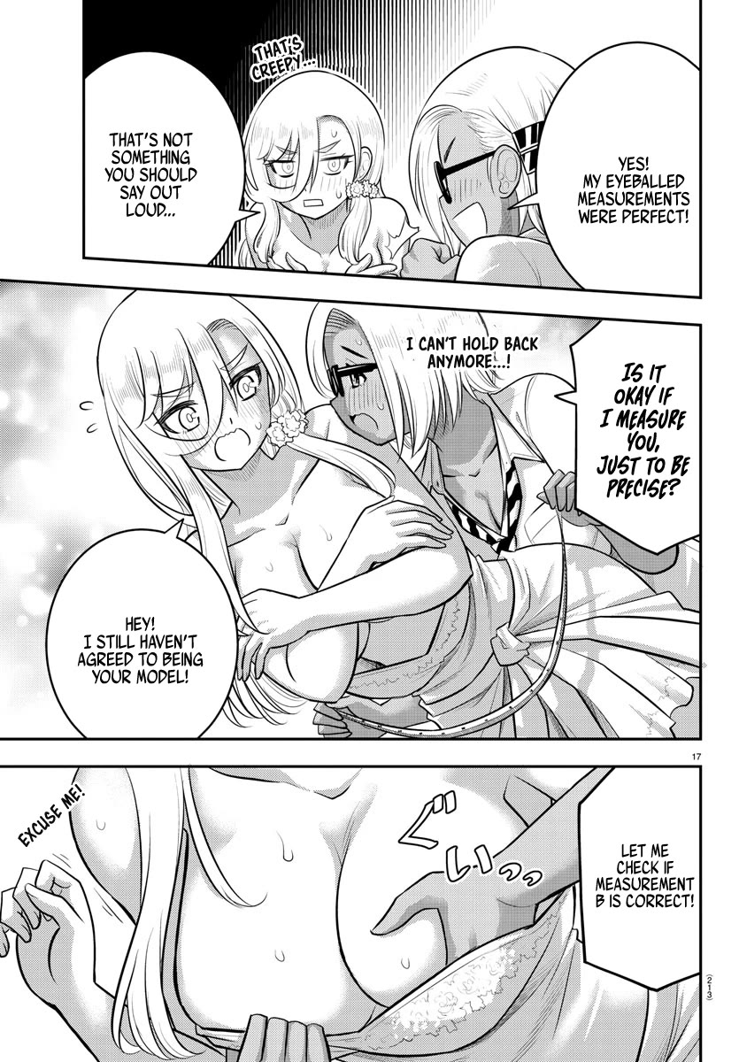Yankee JK KuzuHana-chan Chapter 175 page 17 - Chapter 175: Triangle of Admiration