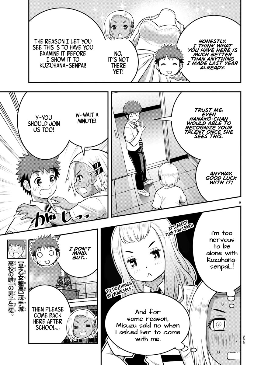 Yankee JK KuzuHana-chan Chapter 175 page 9 - Chapter 175: Triangle of Admiration
