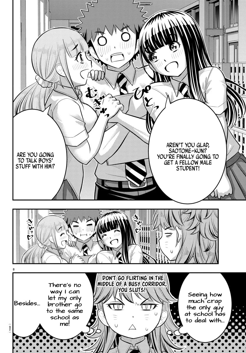 Yankee JK KuzuHana-chan Chapter 178 page 9 - Chapter 178: Invasion of the Middle Schoolers!