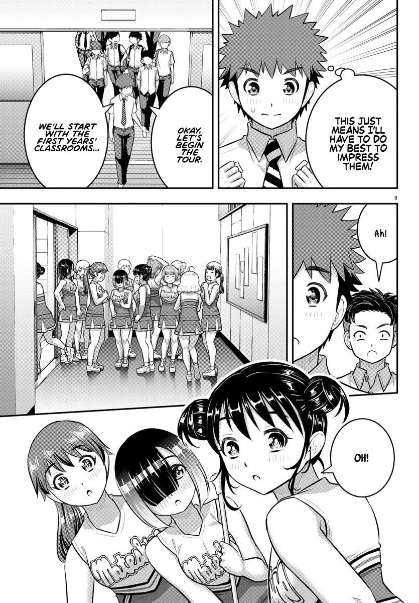 Yankee JK KuzuHana-chan Chapter 180 page 9 - Chapter 180: Moteshiro Tour