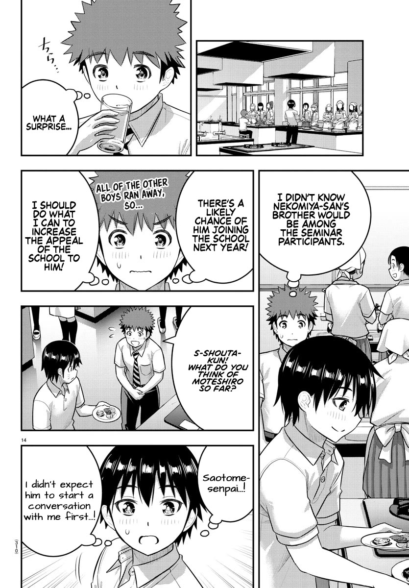Yankee JK KuzuHana-chan Chapter 183 page 14 - Chapter 183: The True Side of the Moteshiro Boy