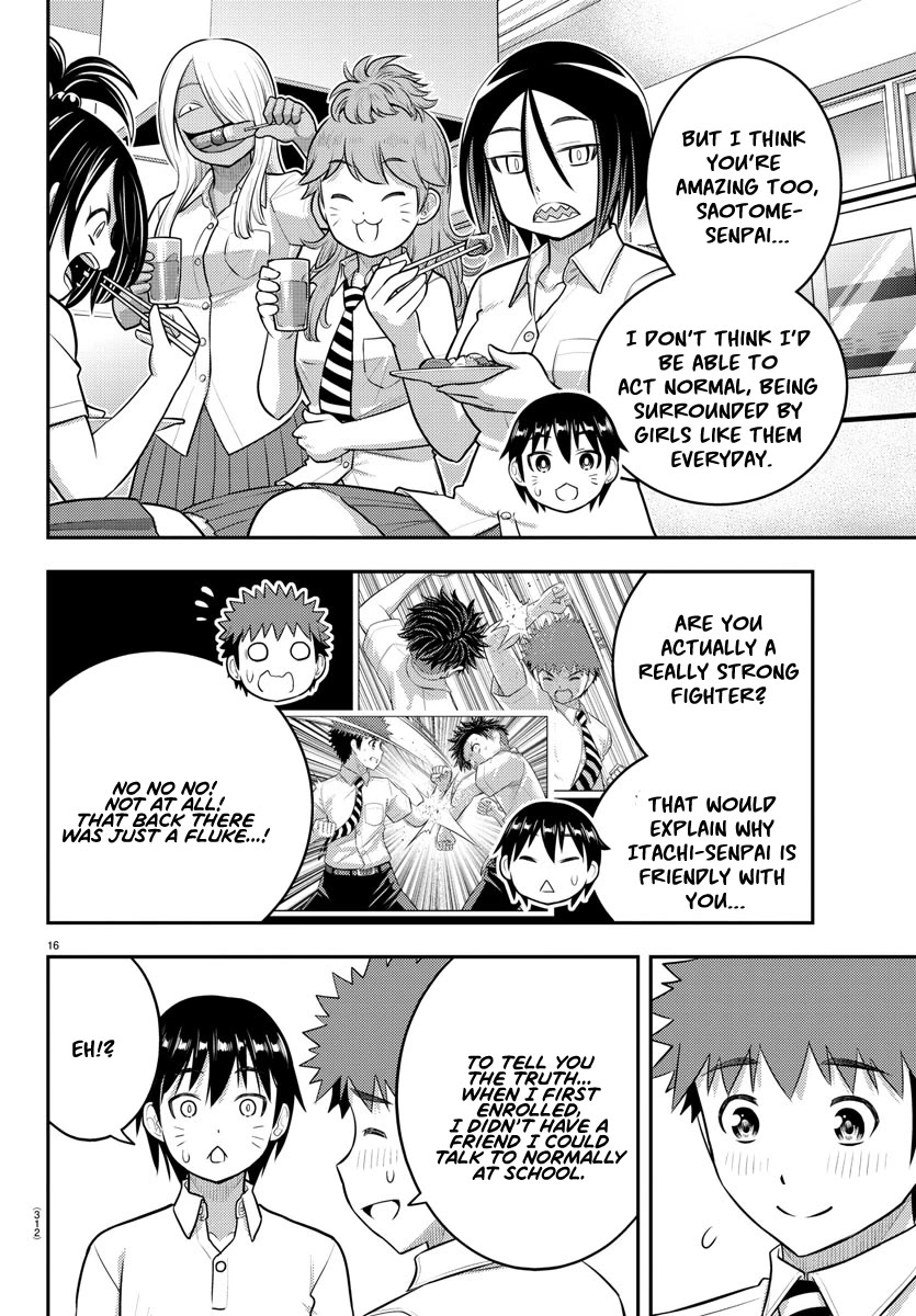 Yankee JK KuzuHana-chan Chapter 183 page 16 - Chapter 183: The True Side of the Moteshiro Boy