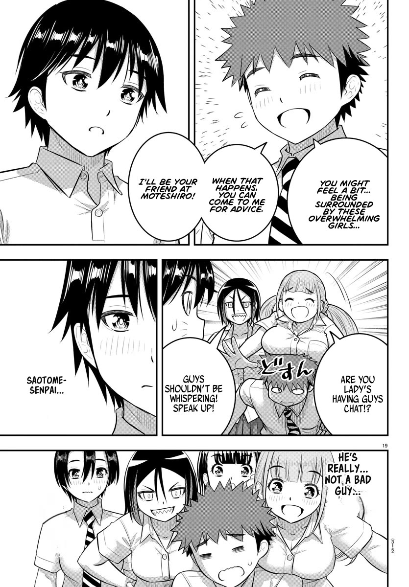 Yankee JK KuzuHana-chan Chapter 183 page 19 - Chapter 183: The True Side of the Moteshiro Boy