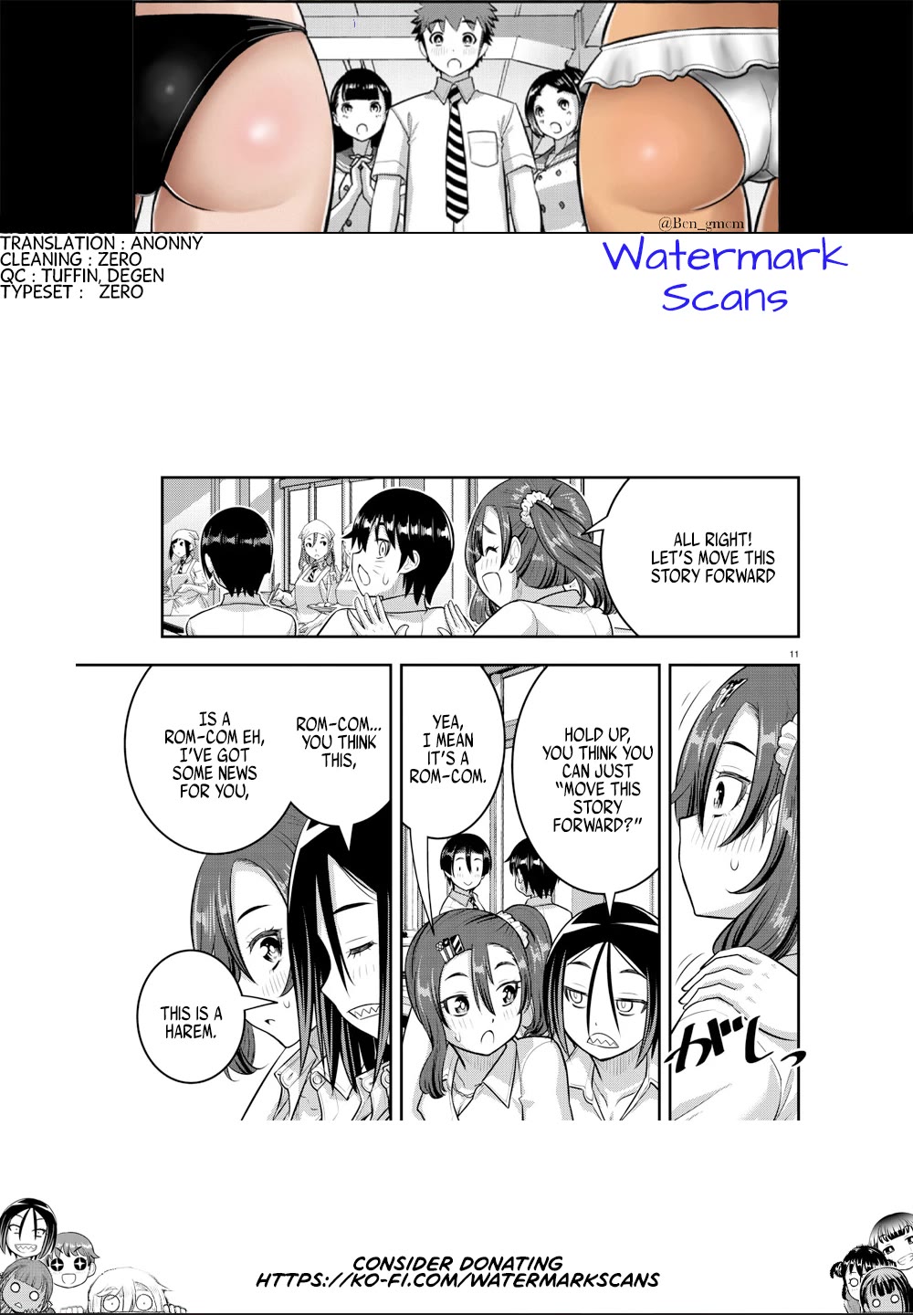 Yankee JK KuzuHana-chan Chapter 183 page 21 - Chapter 183: The True Side of the Moteshiro Boy