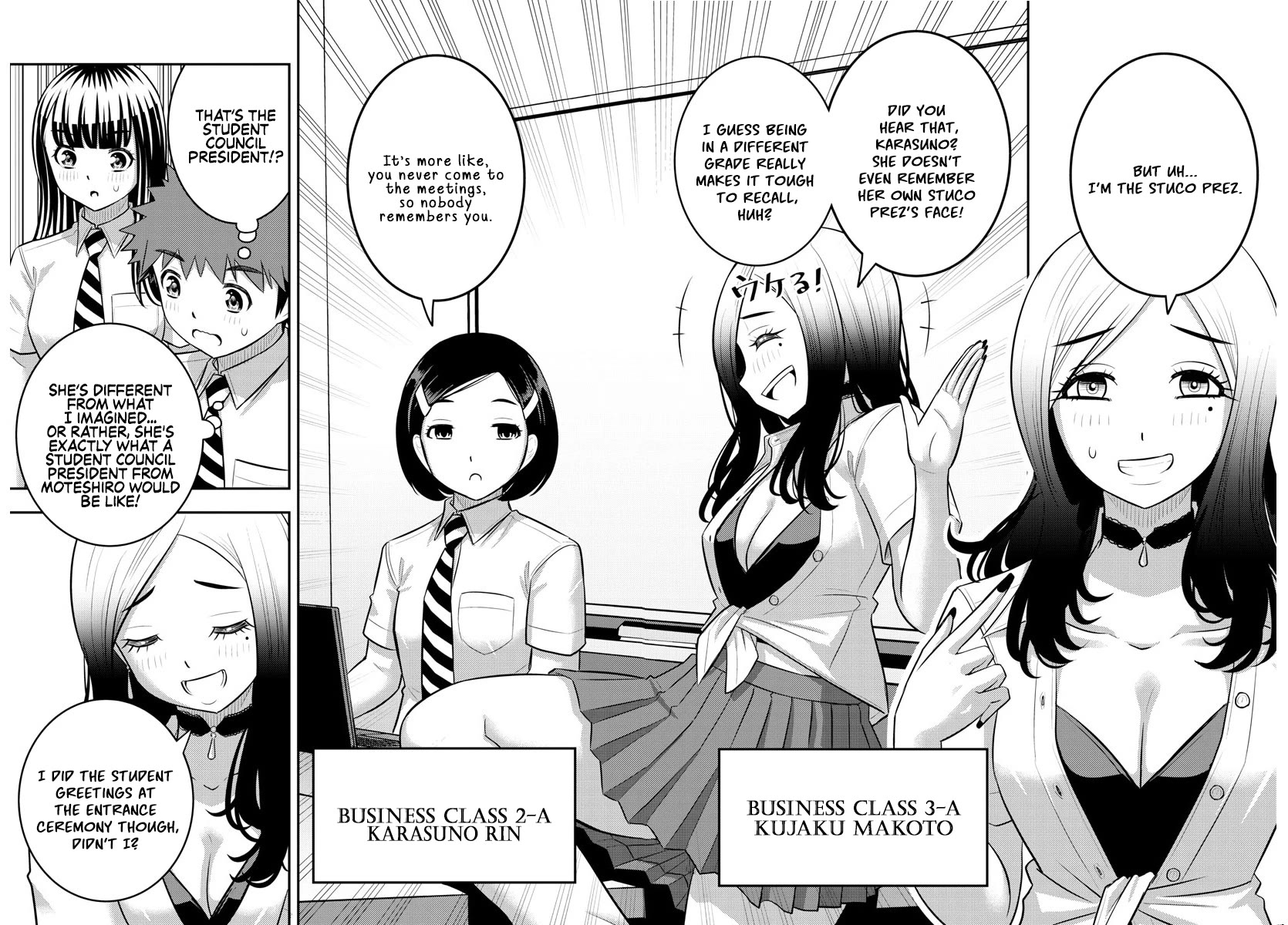 Yankee JK KuzuHana-chan Chapter 185 page 14 - Chapter 185: Ushigome forming a volunteer group