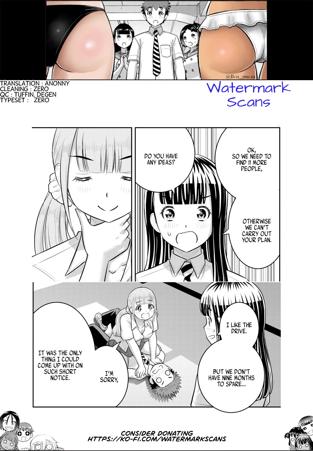 Yankee JK KuzuHana-chan Chapter 185 page 20 - Chapter 185: Ushigome forming a volunteer group
