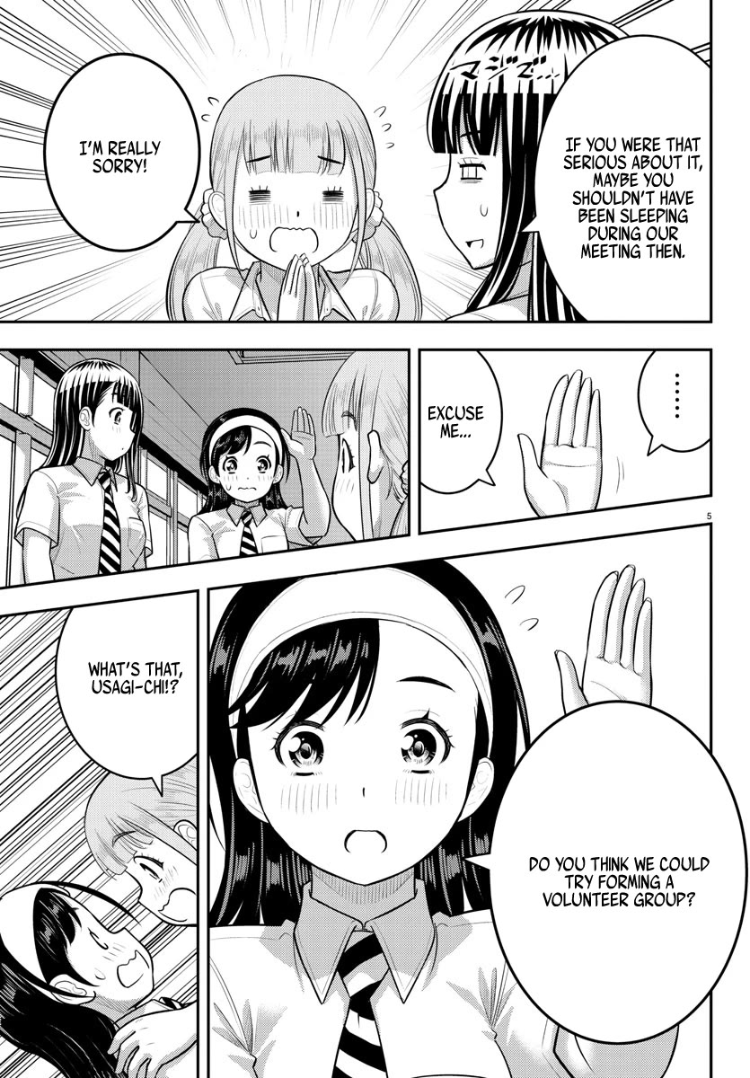Yankee JK KuzuHana-chan Chapter 185 page 5 - Chapter 185: Ushigome forming a volunteer group