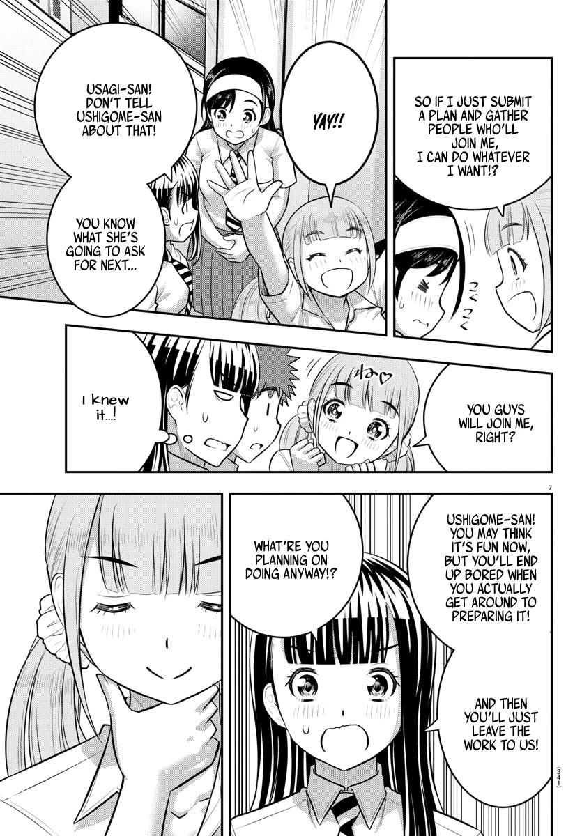 Yankee JK KuzuHana-chan Chapter 185 page 7 - Chapter 185: Ushigome forming a volunteer group