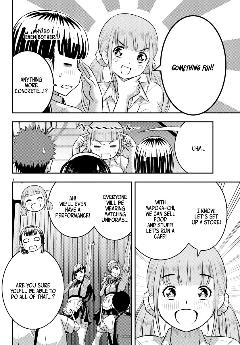 Yankee JK KuzuHana-chan Chapter 185 page 8 - Chapter 185: Ushigome forming a volunteer group