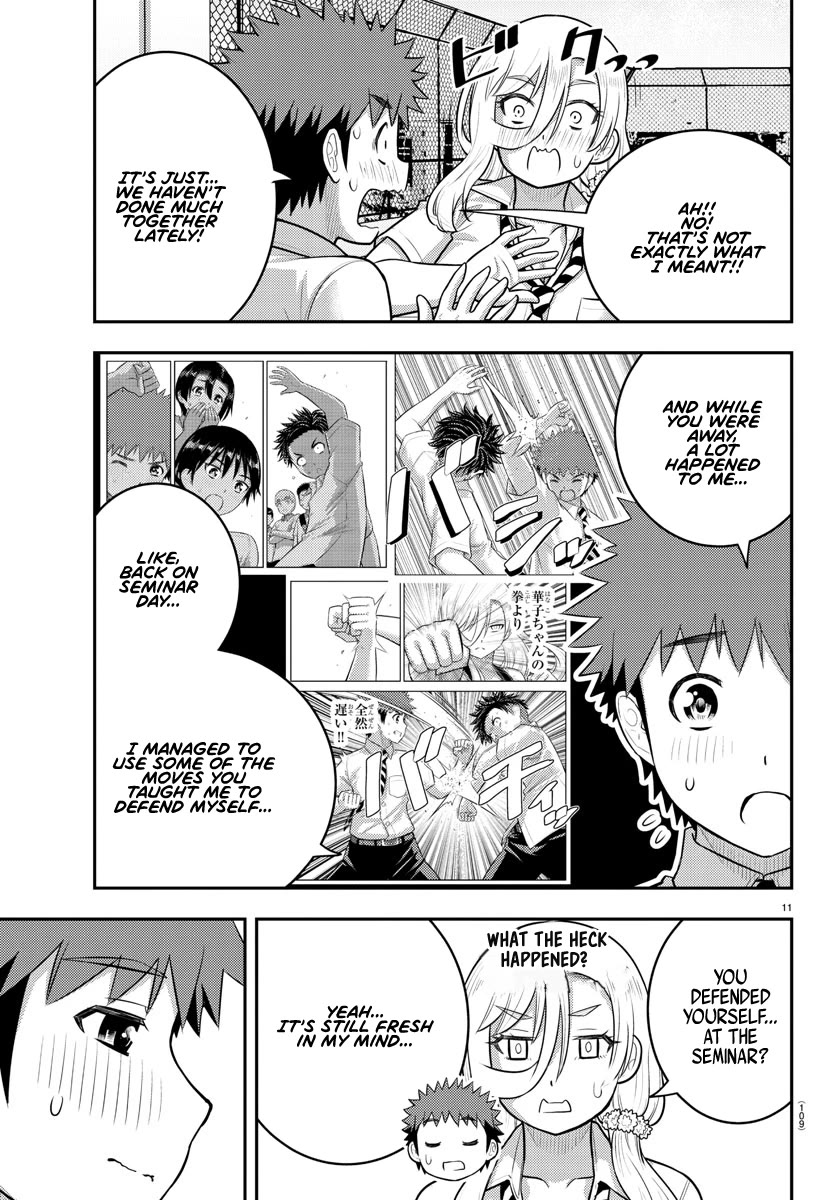 Yankee JK KuzuHana-chan Chapter 187 page 11 - Chapter 187: Because of you