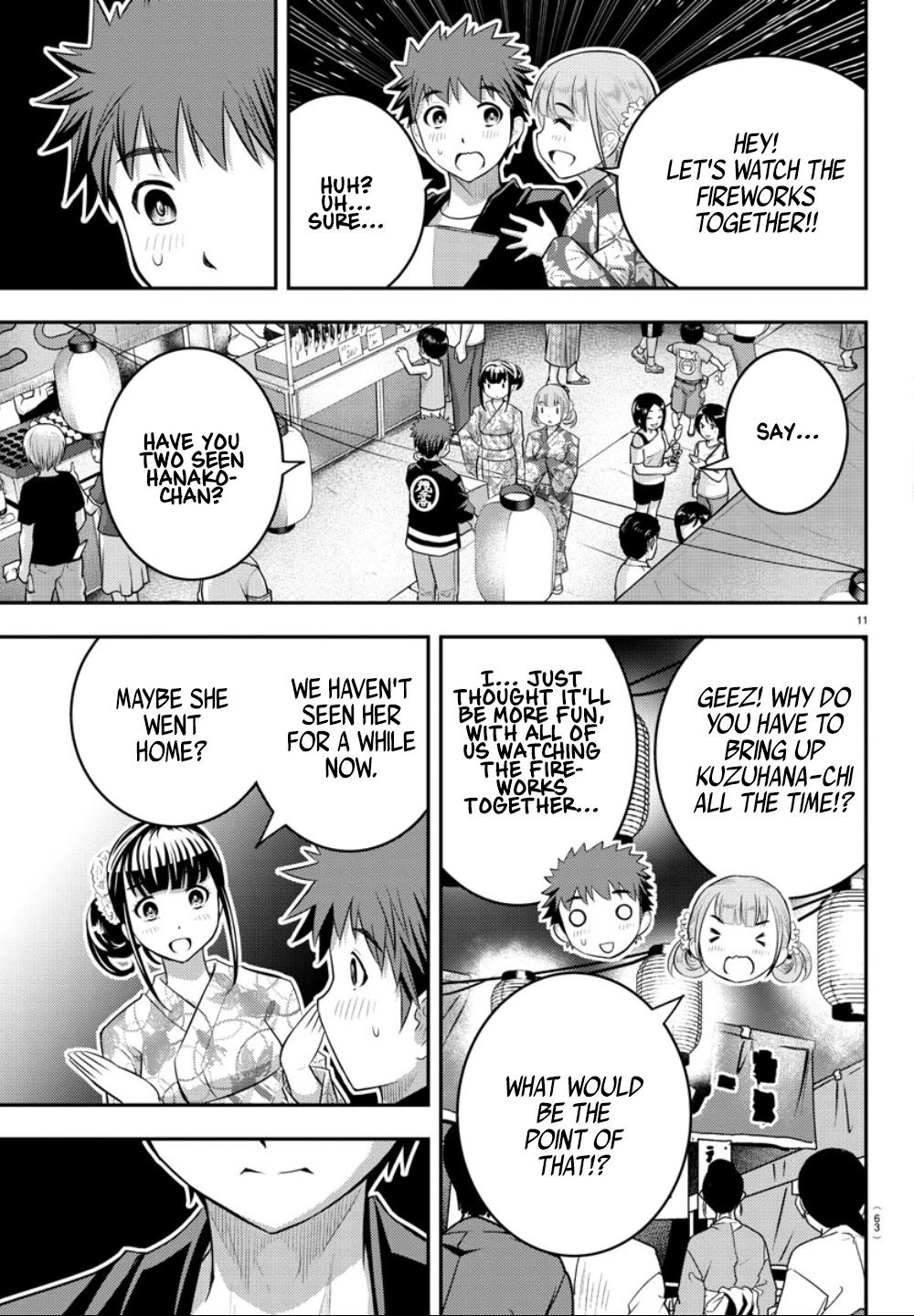 Yankee JK KuzuHana-chan Chapter 19 page 13 - Chapter 19: Fireworks