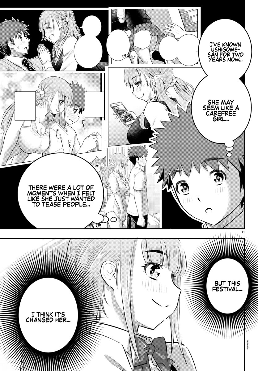 Yankee JK KuzuHana-chan Chapter 197 page 11 - Chapter 197: Inside the chest of an air-headed girl