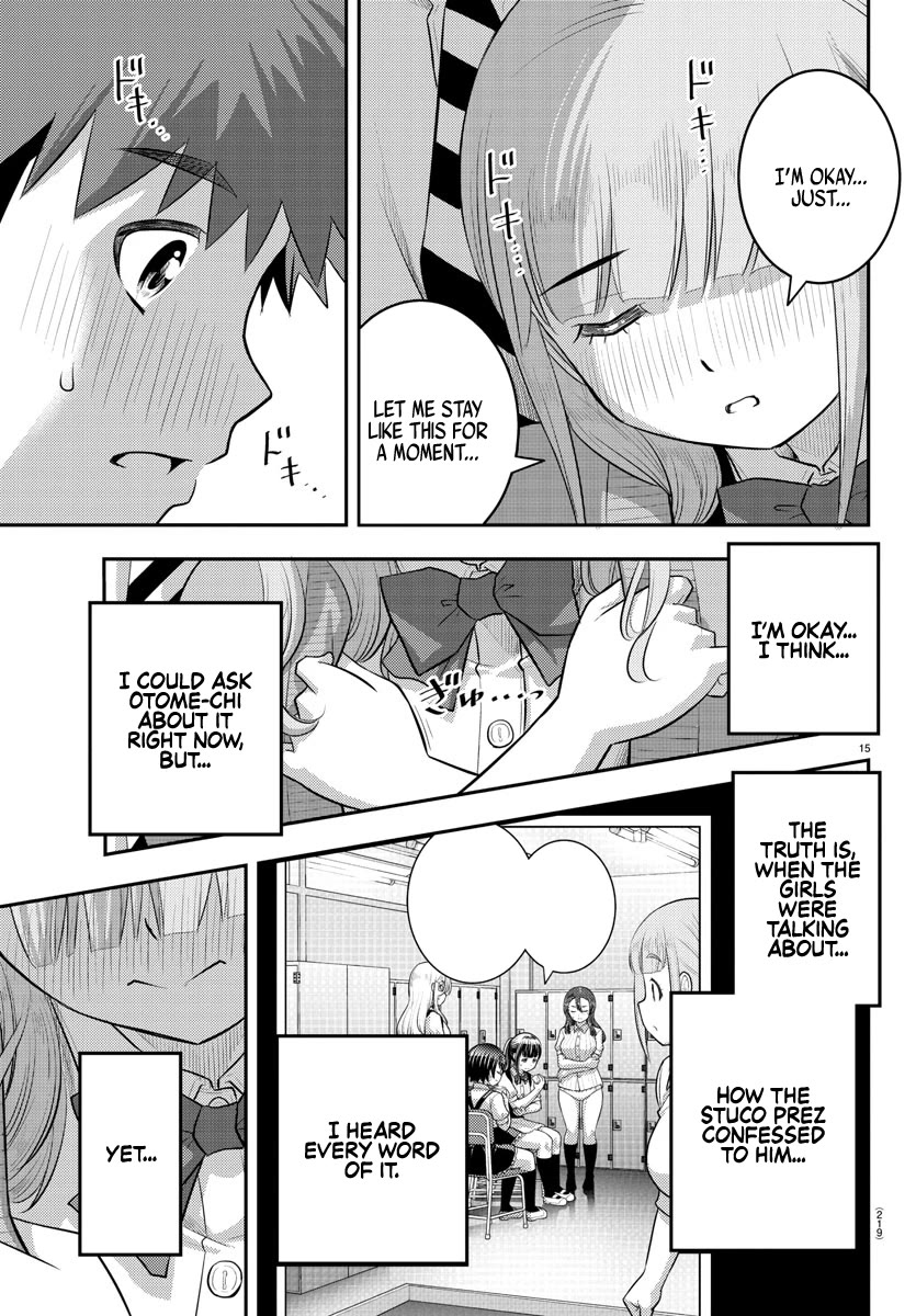 Yankee JK KuzuHana-chan Chapter 197 page 15 - Chapter 197: Inside the chest of an air-headed girl