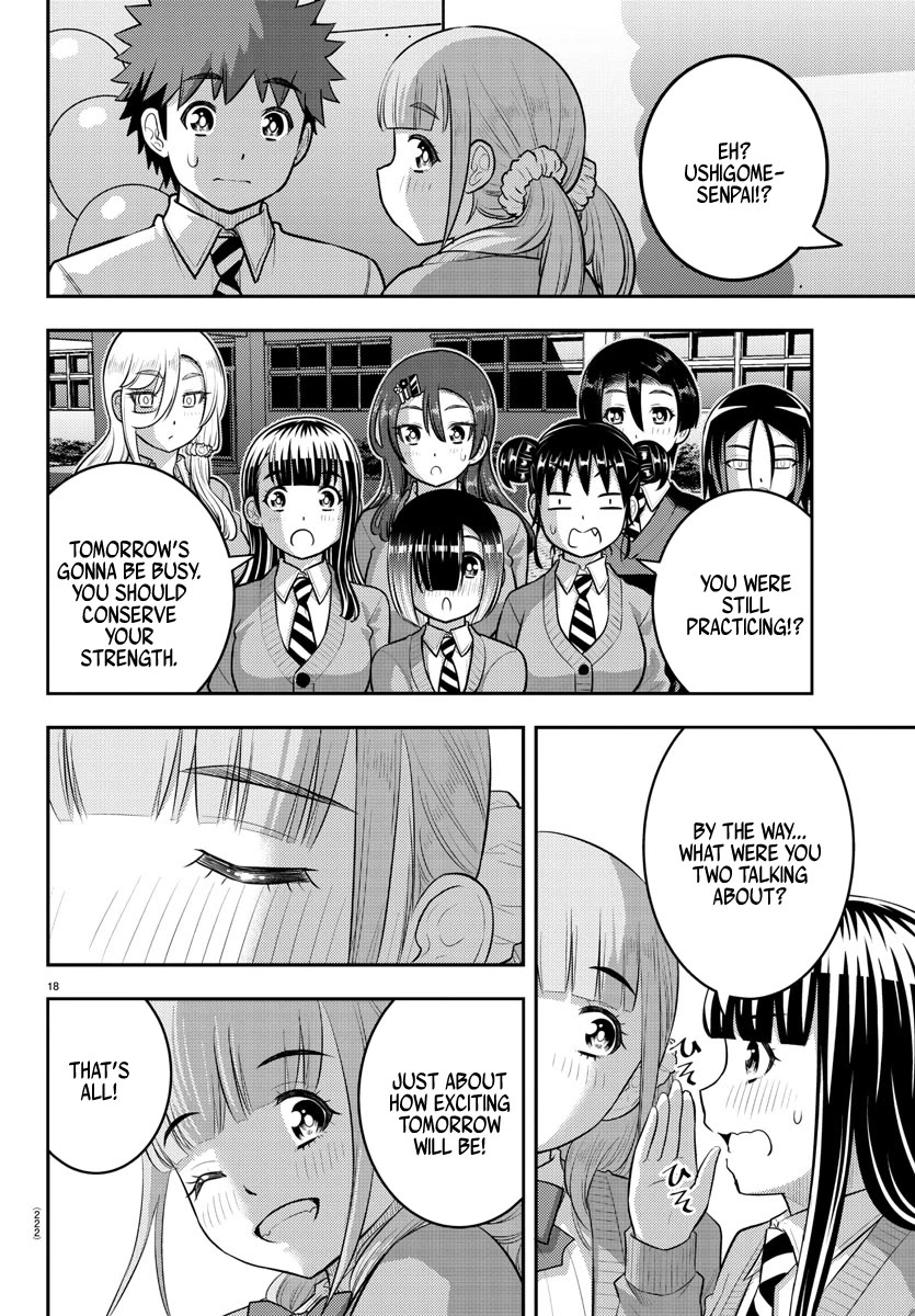 Yankee JK KuzuHana-chan Chapter 197 page 18 - Chapter 197: Inside the chest of an air-headed girl