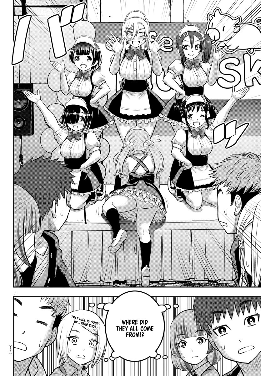 Yankee JK KuzuHana-chan Chapter 198 page 8 - Chapter 198: Cafe Blue Sky