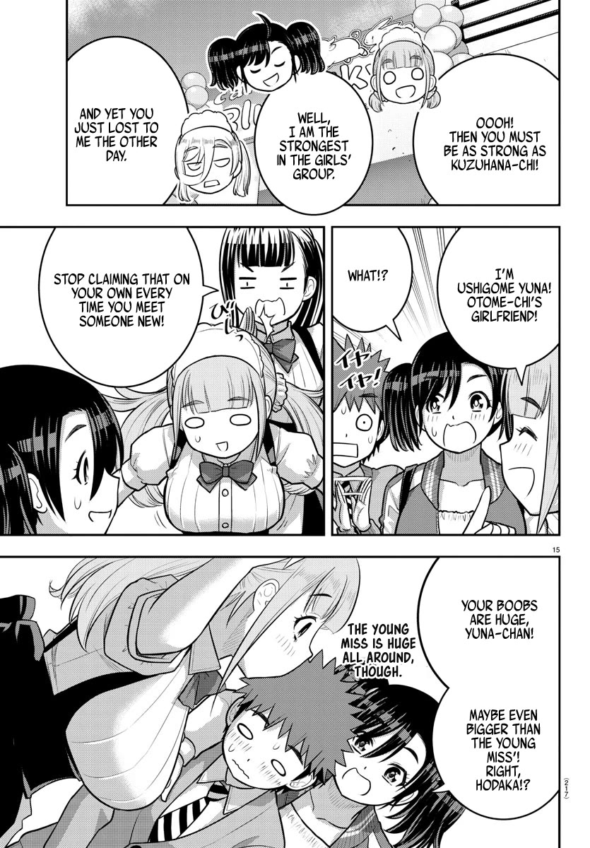 Yankee JK KuzuHana-chan Chapter 199 page 15 - Chapter 199: Welcome to Cafe Blue Sky