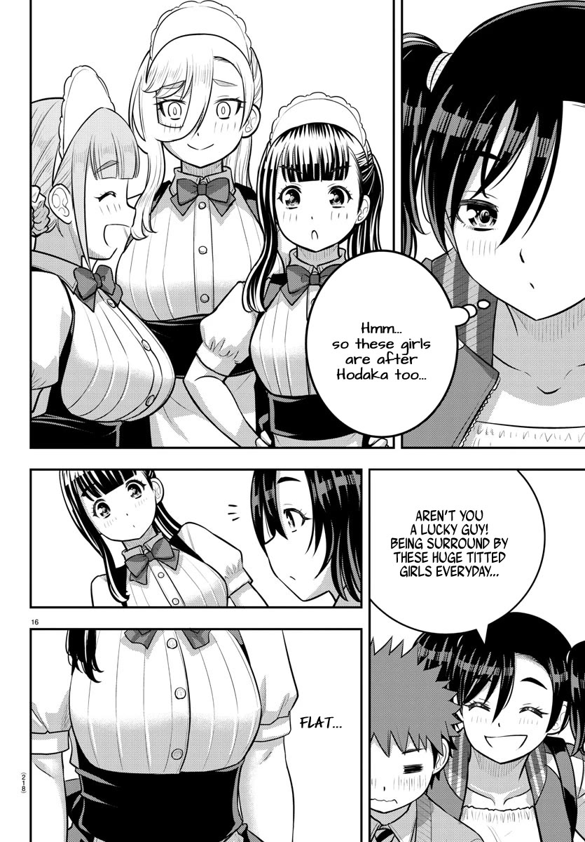 Yankee JK KuzuHana-chan Chapter 199 page 16 - Chapter 199: Welcome to Cafe Blue Sky