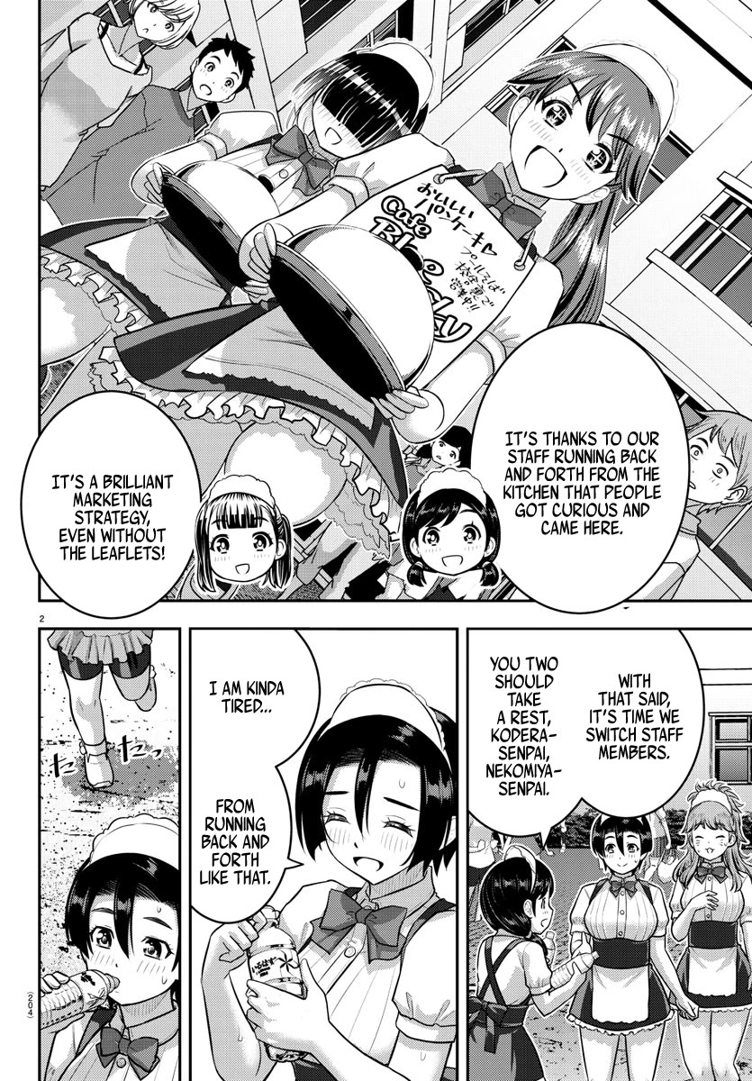 Yankee JK KuzuHana-chan Chapter 199 page 2 - Chapter 199: Welcome to Cafe Blue Sky