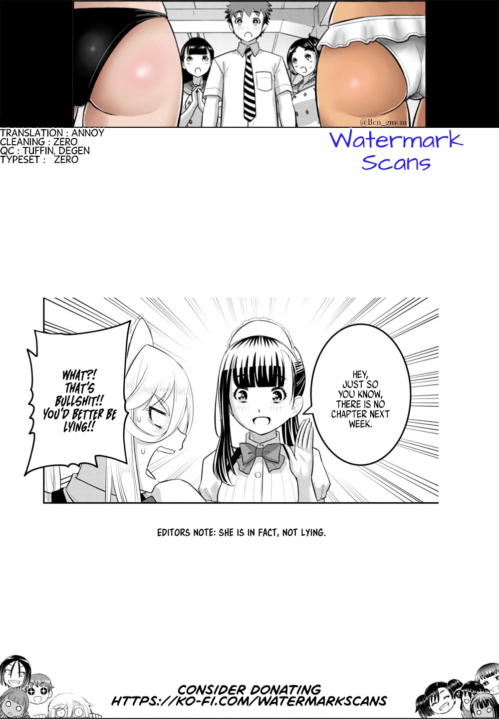 Yankee JK KuzuHana-chan Chapter 199 page 21 - Chapter 199: Welcome to Cafe Blue Sky