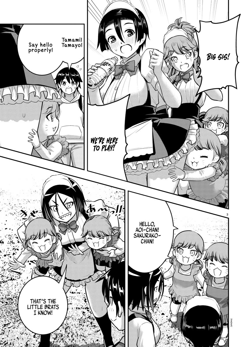 Yankee JK KuzuHana-chan Chapter 199 page 3 - Chapter 199: Welcome to Cafe Blue Sky