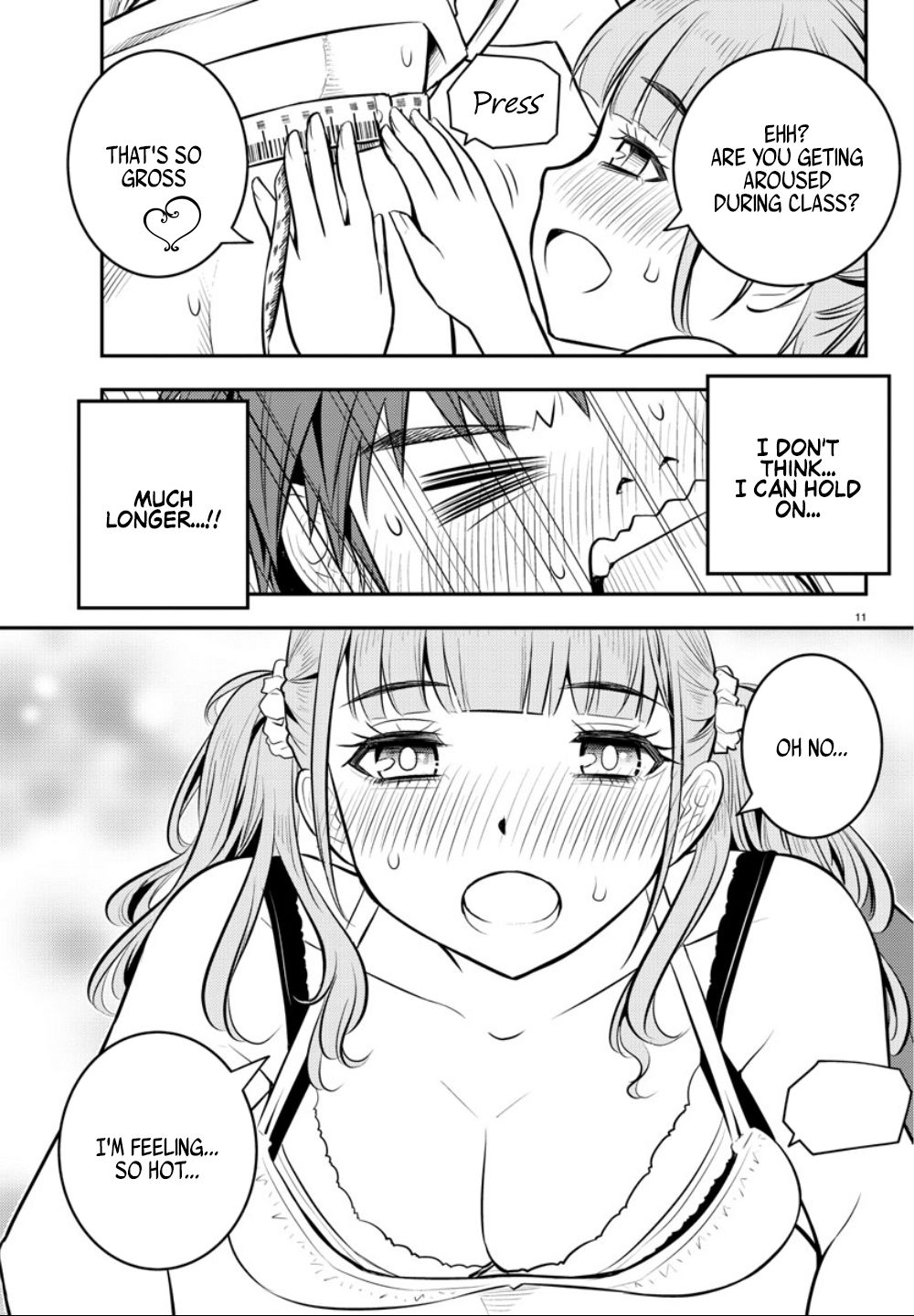 Yankee JK KuzuHana-chan Chapter 2 page 13 - Chapter 2: How Big is she