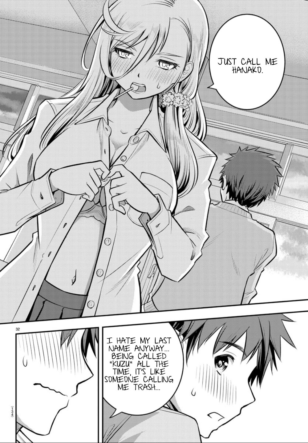 Yankee JK KuzuHana-chan Chapter 2 page 34 - Chapter 2: How Big is she