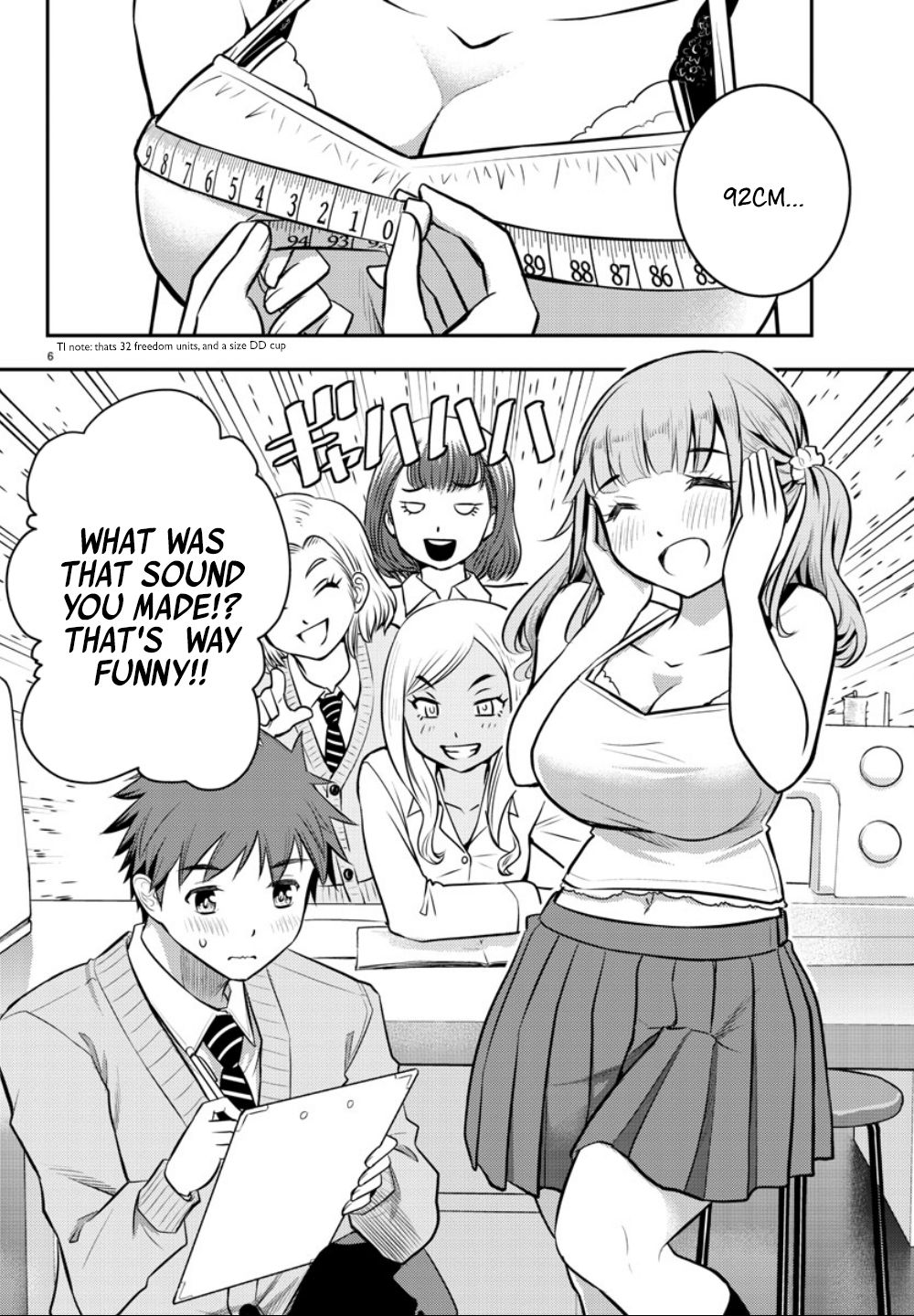 Yankee JK KuzuHana-chan Chapter 2 page 8 - Chapter 2: How Big is she