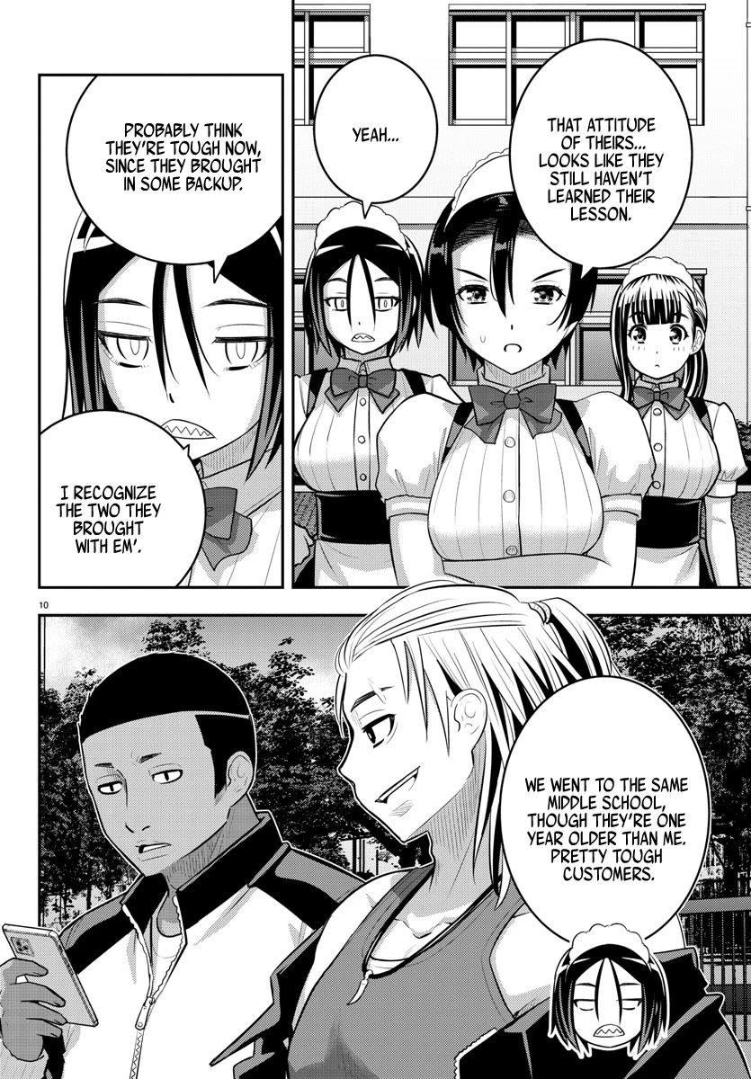 Yankee JK KuzuHana-chan Chapter 201 page 10 - Chapter 201: When the cat's away...
