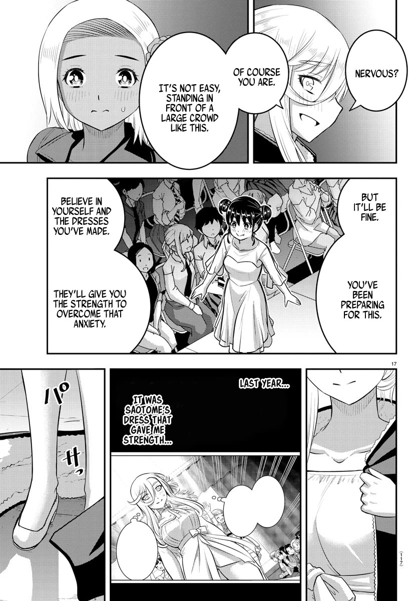 Yankee JK KuzuHana-chan Chapter 201 page 17 - Chapter 201: When the cat's away...