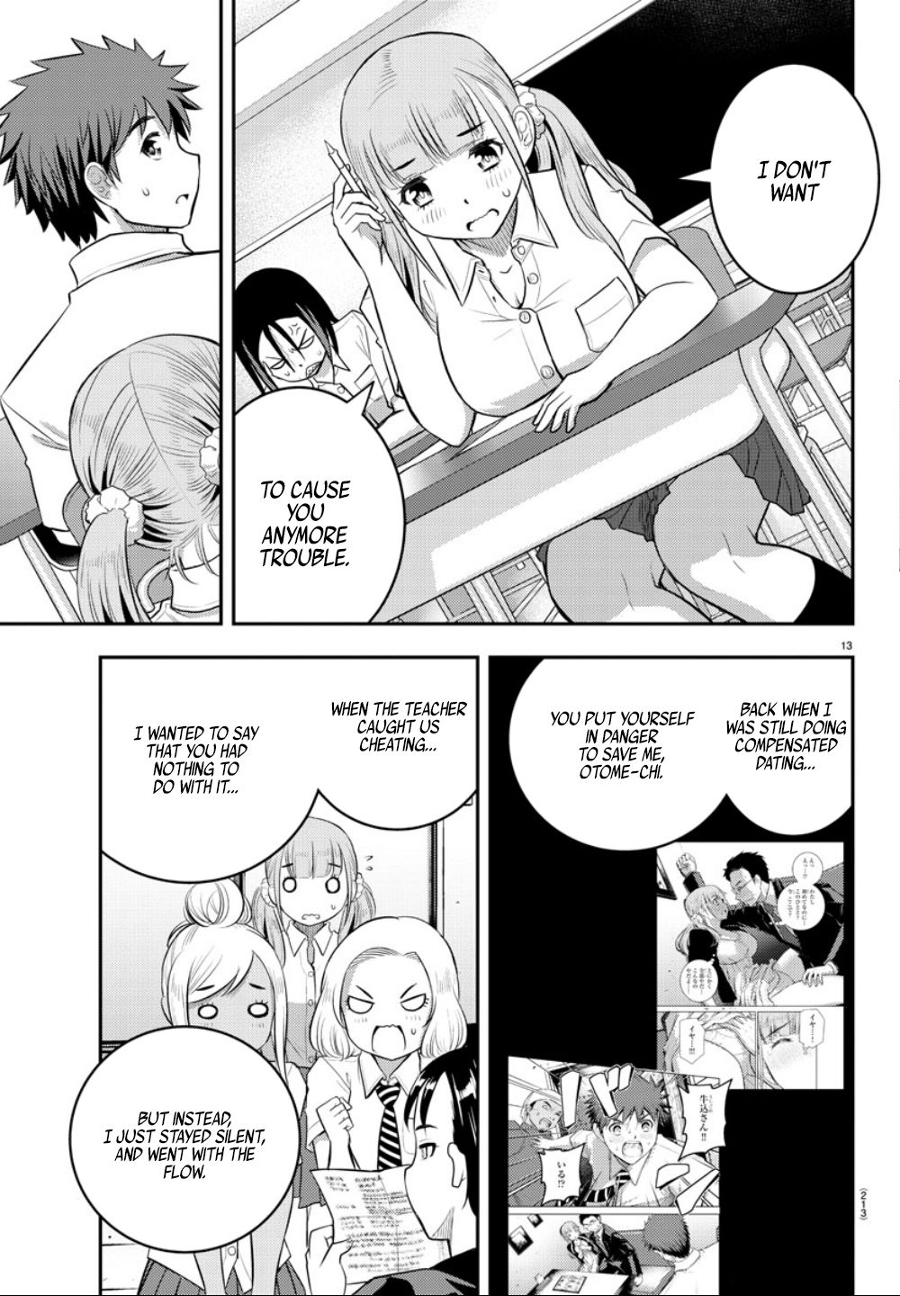 Yankee JK KuzuHana-chan Chapter 21 page 14 - Chapter 21: Trouble!! at Supplementary Class