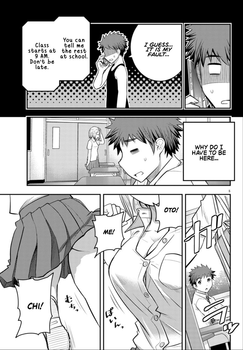 Yankee JK KuzuHana-chan Chapter 21 page 6 - Chapter 21: Trouble!! at Supplementary Class