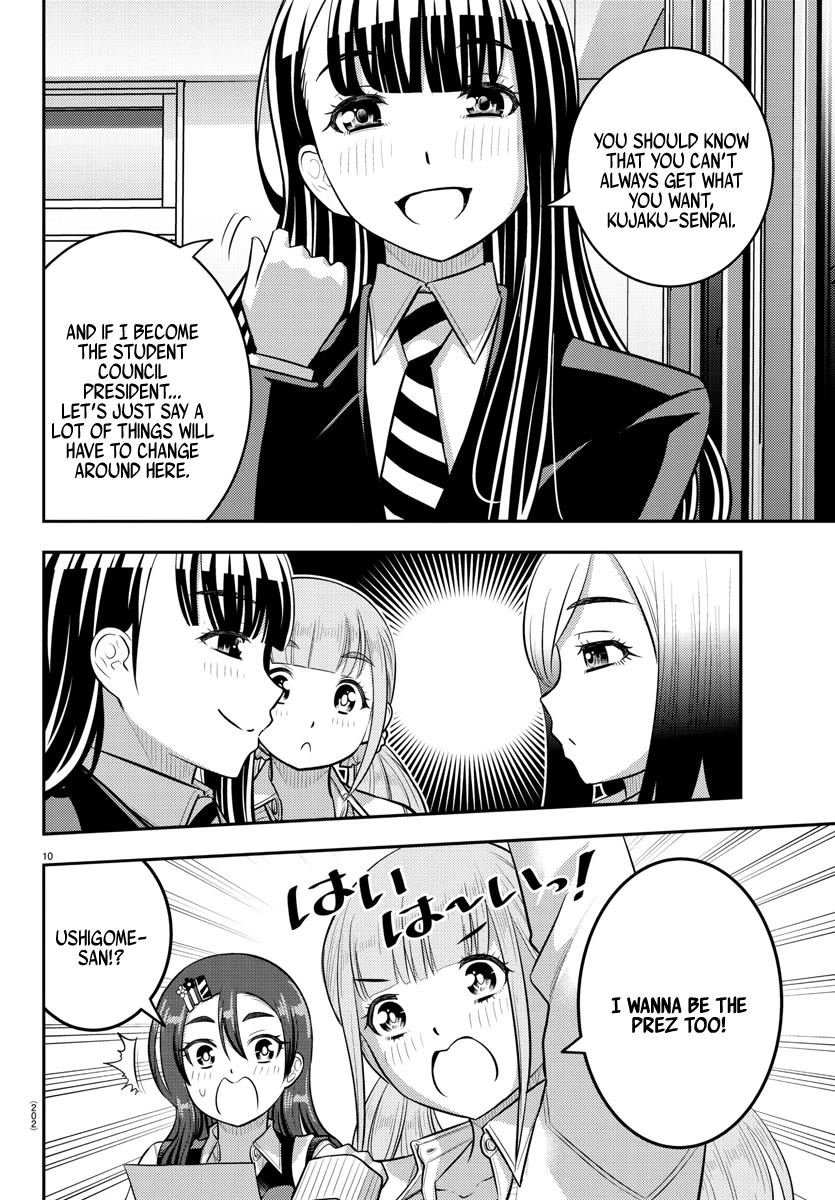 Yankee JK KuzuHana-chan Chapter 214 page 10 - Chapter 214: Attack on the Student Council
